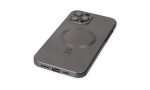 Newface iPhone 12 Pro Max Kılıf Moshi Lens Magneticsafe Silikon - Füme
