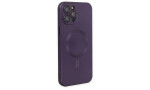 Newface iPhone 12 Pro Max Kılıf Moshi Lens Magneticsafe Silikon - Mor
