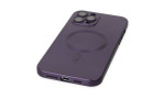 Newface iPhone 12 Pro Max Kılıf Moshi Lens Magneticsafe Silikon - Mor