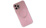 Newface iPhone 12 Pro Max Kılıf Moshi Lens Magneticsafe Silikon - Rose Gold