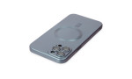 Newface iPhone 12 Pro Max Kılıf Moshi Lens Magneticsafe Silikon - Sierra Blue