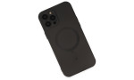 Newface iPhone 12 Pro Max Kılıf Moshi Lens Magneticsafe Silikon - Siyah