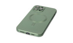 Newface iPhone 12 Pro Max Kılıf Moshi Lens Magneticsafe Silikon - Yeşil