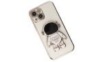 Newface iPhone 13 Kılıf Aston Stand Silikon - Beyaz