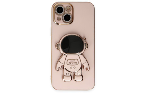 Newface iPhone 13 Kılıf Aston Stand Silikon - Pembe