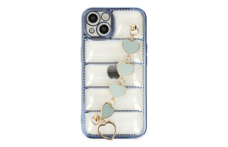 Newface iPhone 13 Kılıf Berlin Elcekli Silikon - Mavi