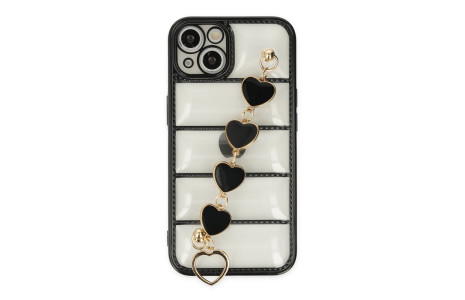 Newface iPhone 13 Kılıf Berlin Elcekli Silikon - Siyah