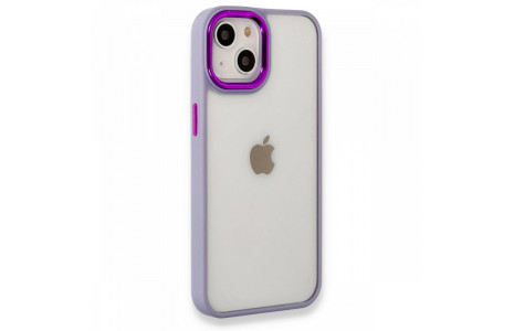 Newface iPhone 14 Plus Kılıf Dora Kapak - Lila