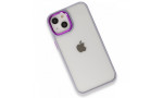 Newface iPhone 14 Plus Kılıf Dora Kapak - Lila