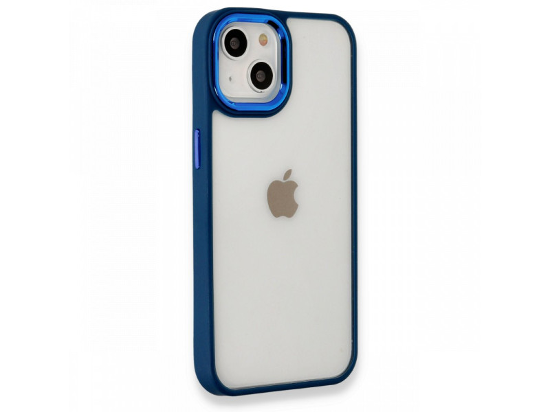 Newface iPhone 14 Plus Kılıf Dora Kapak - Mavi