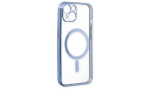 Newface iPhone 13 Kılıf Magneticsafe Lazer Silikon - Sierra Blue