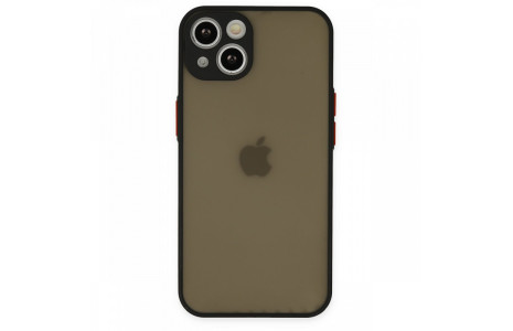 Newface iPhone 14 Plus Kılıf Montreal Silikon Kapak - Siyah