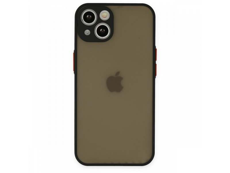 Newface iPhone 14 Plus Kılıf Montreal Silikon Kapak - Siyah