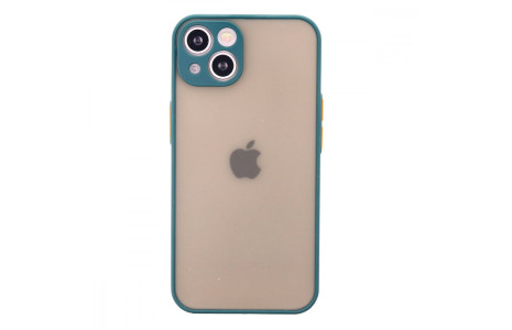Newface iPhone 14 Plus Kılıf Montreal Silikon Kapak - Yeşil