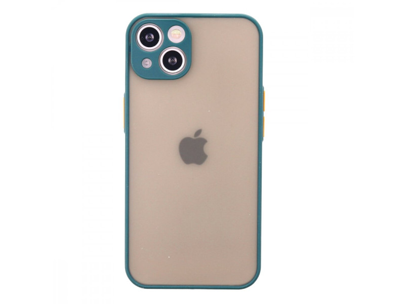 Newface iPhone 14 Plus Kılıf Montreal Silikon Kapak - Yeşil