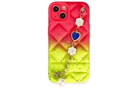 Newface iPhone 13 Kılıf Mozart Elcekli Silikon - Yeşil