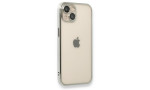 Newface iPhone 14 Plus Kılıf Razer Lensli Silikon - Gümüş