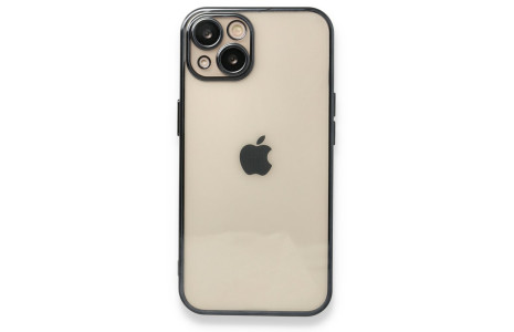 Newface iPhone 14 Plus Kılıf Razer Lensli Silikon - Siyah