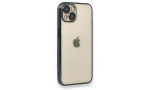 Newface iPhone 14 Plus Kılıf Razer Lensli Silikon - Siyah