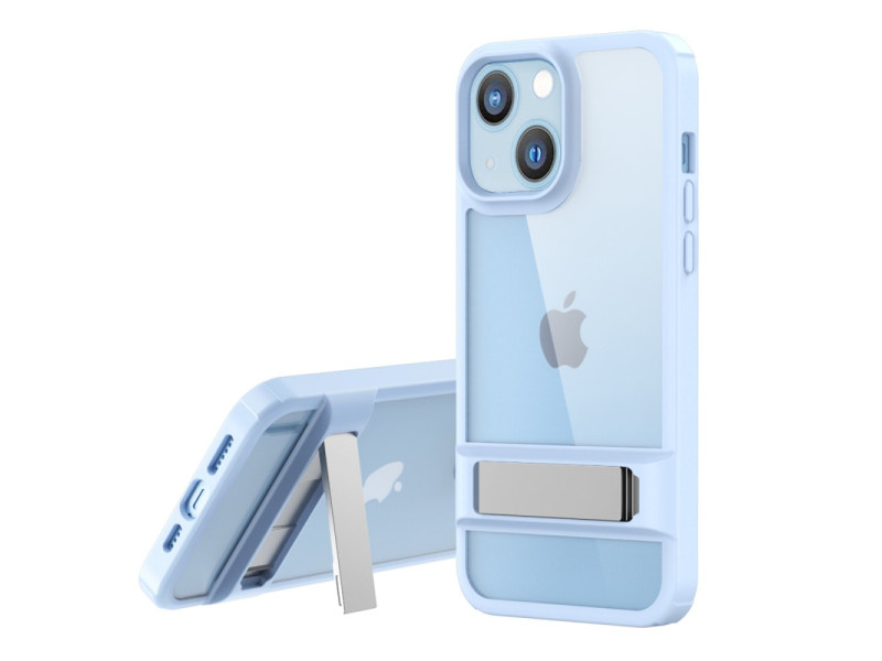 Newface iPhone 13 Kılıf Rolet Stand Kapak - Sierra Blue
