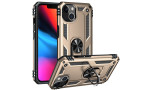 Newface iPhone 14 Kılıf Sofya Yüzüklü Silikon Kapak - Gold