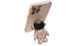 Newface iPhone 13 Pro Kılıf Aston Stand Silikon - Pembe
