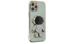 Newface iPhone 13 Pro Kılıf Aston Stand Silikon - Yeşil