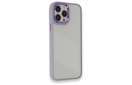 Newface iPhone 14 Pro Max Kılıf Dora Kapak - Lila