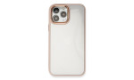 Newface iPhone 14 Pro Max Kılıf Dora Kapak - Pudra