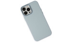 Newface iPhone 13 Pro Max Kılıf Asya Deri Silikon - Sierra Blue