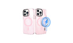 Newface iPhone 13 Pro Max Kılıf Beta Magneticsafe Silikon - Pembe