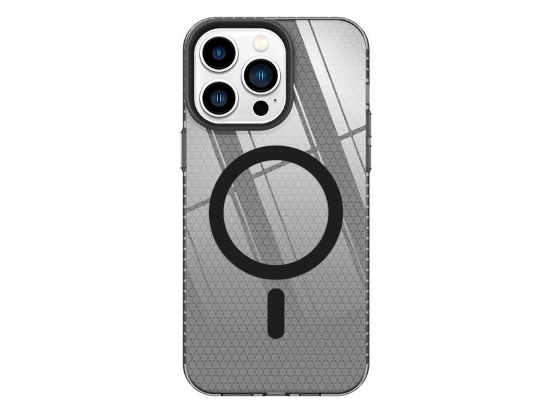 Newface iPhone 13 Pro Max Kılıf Beta Magneticsafe Silikon - Siyah