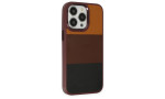 Newface iPhone 13 Pro Max Kılıf King Kapak - Bordo-Siyah