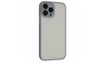 Newface iPhone 14 Pro Max Kılıf Montreal Silikon Kapak - Gri
