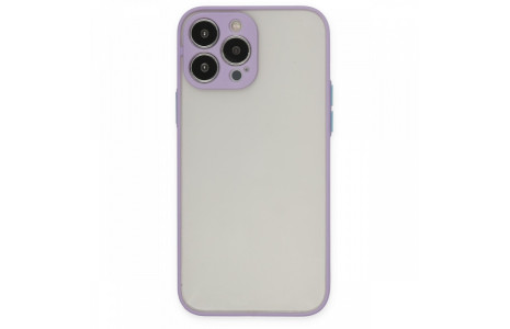 Newface iPhone 14 Pro Max Kılıf Montreal Silikon Kapak - Mor