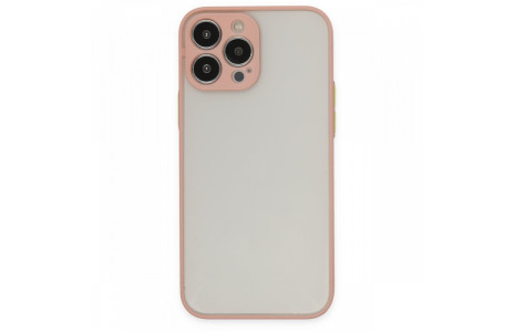 Newface iPhone 14 Pro Max Kılıf Montreal Silikon Kapak - Pembe