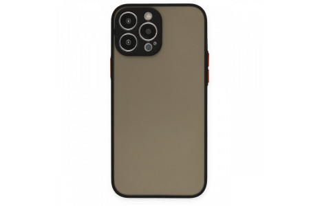Newface iPhone 14 Pro Max Kılıf Montreal Silikon Kapak - Siyah