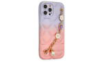 Newface iPhone 13 Pro Max Kılıf Mozart Elcekli Silikon - Pembe