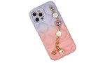 Newface iPhone 13 Pro Max Kılıf Mozart Elcekli Silikon - Pembe