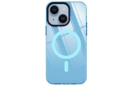 Newface iPhone 14 Kılıf Beta Magneticsafe Silikon - Mavi