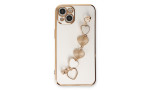 Newface iPhone 14 Kılıf Esila Silikon - Beyaz