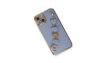 Newface iPhone 14 Kılıf Esila Silikon - Gri