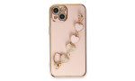 Newface iPhone 14 Kılıf Esila Silikon - Pudra