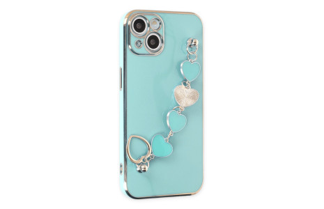 Newface iPhone 14 Kılıf Esila Silikon - Su Yeşili