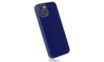 Newface iPhone 14 Kılıf Glass Kapak - Lacivert