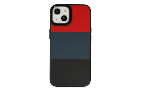 Newface iPhone 14 Kılıf King Kapak - Kırmızı-Siyah