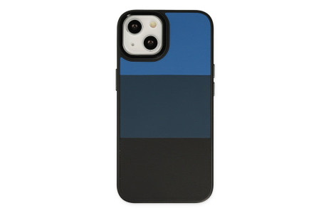 Newface iPhone 14 Kılıf King Kapak - Mavi-Siyah
