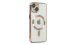 Newface iPhone 14 Kılıf Kross Magneticsafe Kapak - Gold