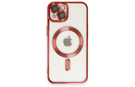 Newface iPhone 14 Kılıf Kross Magneticsafe Kapak - Kırmızı
