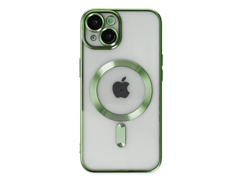 Newface iPhone 14 Kılıf Kross Magneticsafe Kapak - Koyu Yeşil